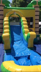 40188 1751998005 Jungle Bouncer with a Front waterslide