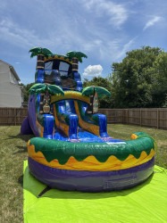 A18front1 1751999424 18 ft Single Lane Aloha Waterslide